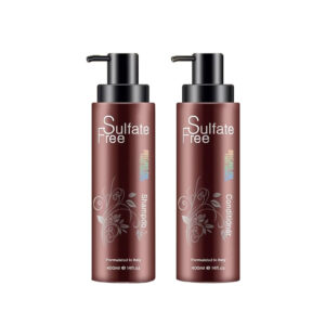 Argan Oil Shampoo and Conditioner Set – Sulfate Free, Anti Frizz Hydrating Care – Deep Moisturizing Treatment for Color, Keratin Treated, Curly, Damaged and Dry Hair 400Ml Each