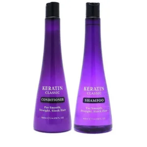 Keratin Classic Shampoo & Conditioner  Sleek Hair (400ml+400ml)