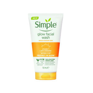 Simple Vitamin C + Antioxidants Glow Facial Wash 150ml